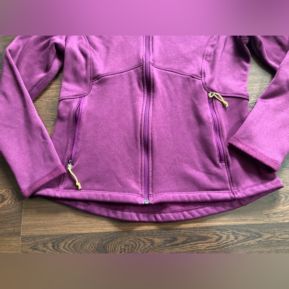 North Face Purple Full-Zip Jacket - Picture 2 of 9